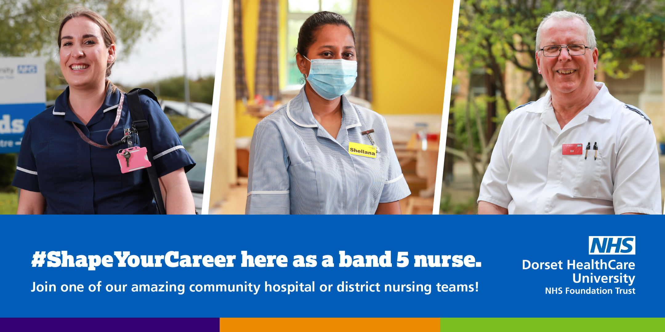 Develop a nursing career with the NHS in Dorset