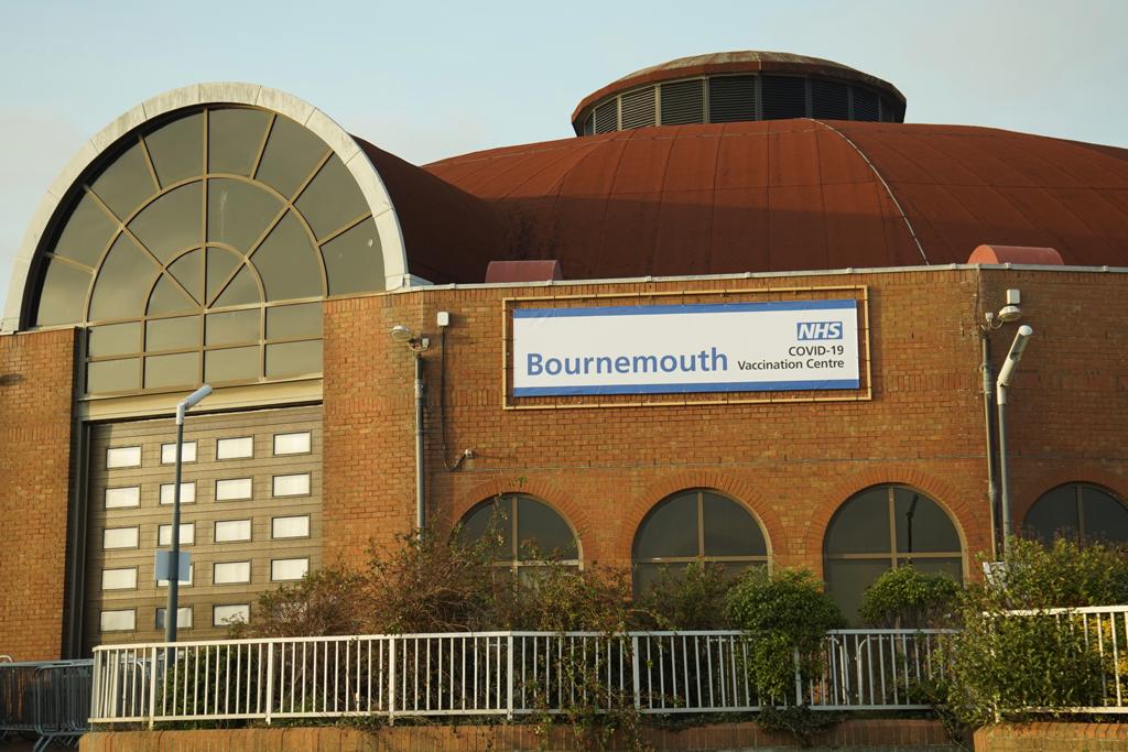 Large vaccination centre opens in Bournemouth